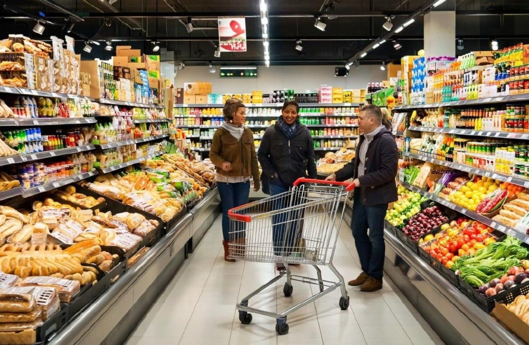 Продуктовый магазин 24ч на севере