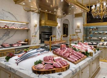 Онлайн доставка рыбы и мяса (продуктов питания) + физический магазин 