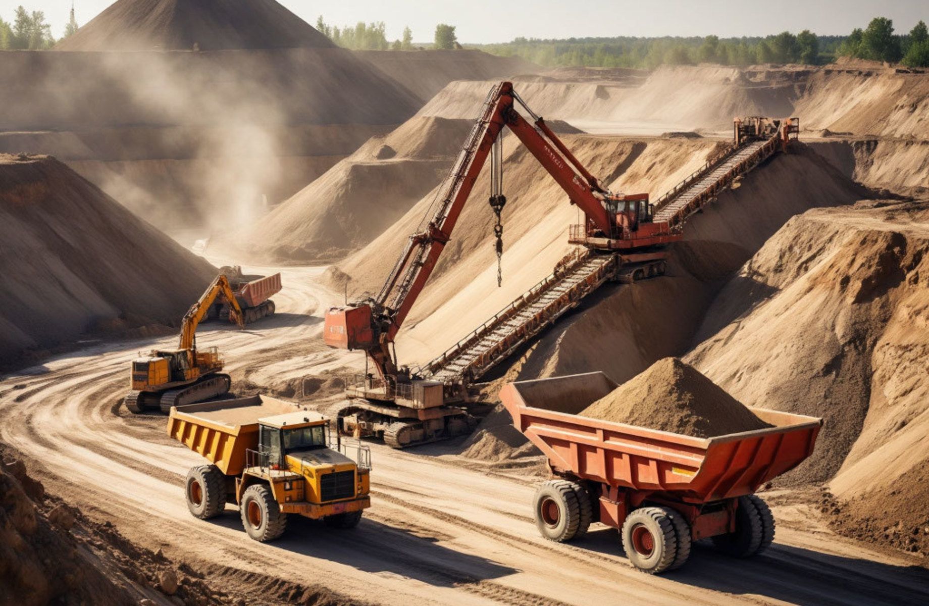 Фото 1 Карьер 60 Га. Песок, щебeнь