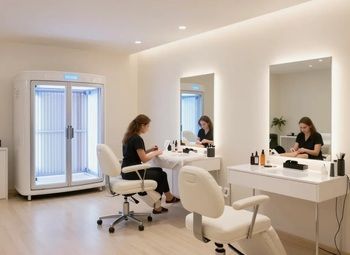 Фото Салон красоты с солярием + Управляющая