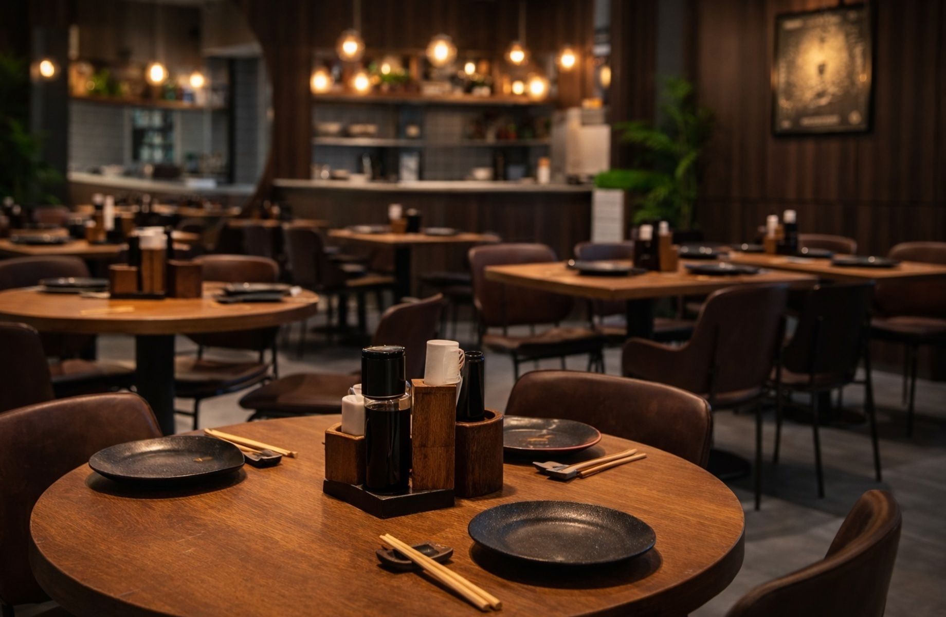 Ресторан азиатской кухни в апарт-отеле с алкогольной лицензией