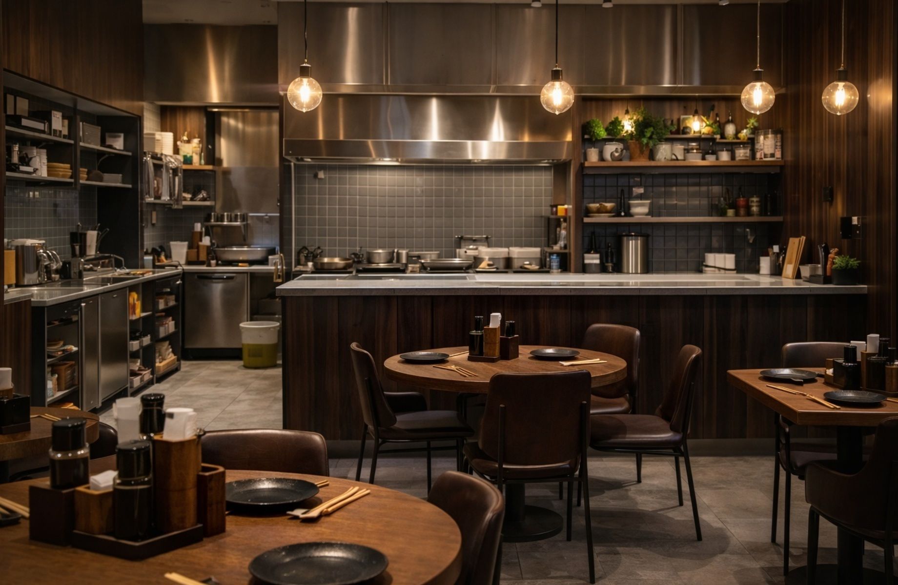 Ресторан азиатской кухни в апарт-отеле с алкогольной лицензией