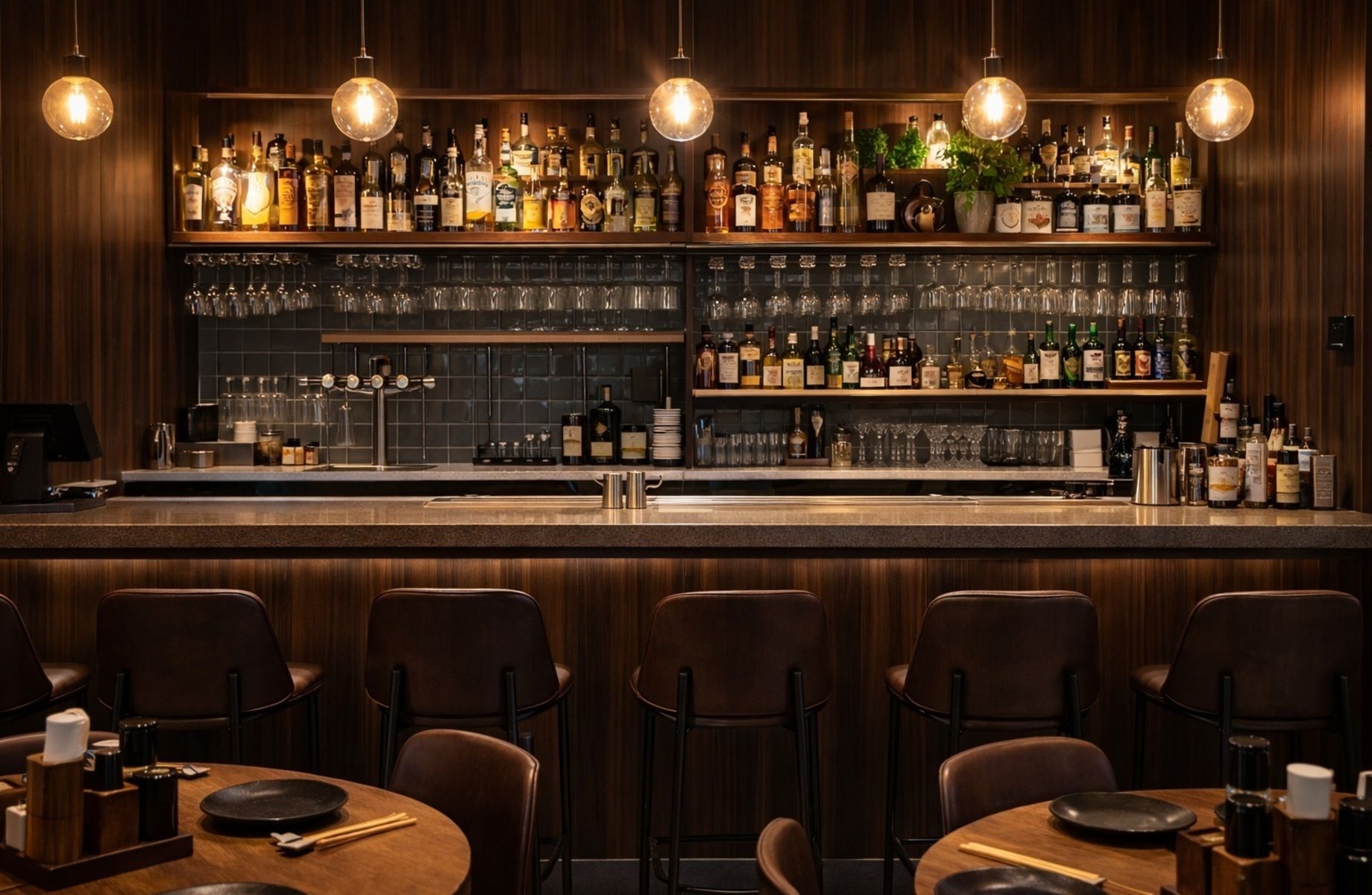 Ресторан азиатской кухни в апарт-отеле с алкогольной лицензией