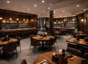 Ресторан азиатской кухни в апарт-отеле с алкогольной лицензией