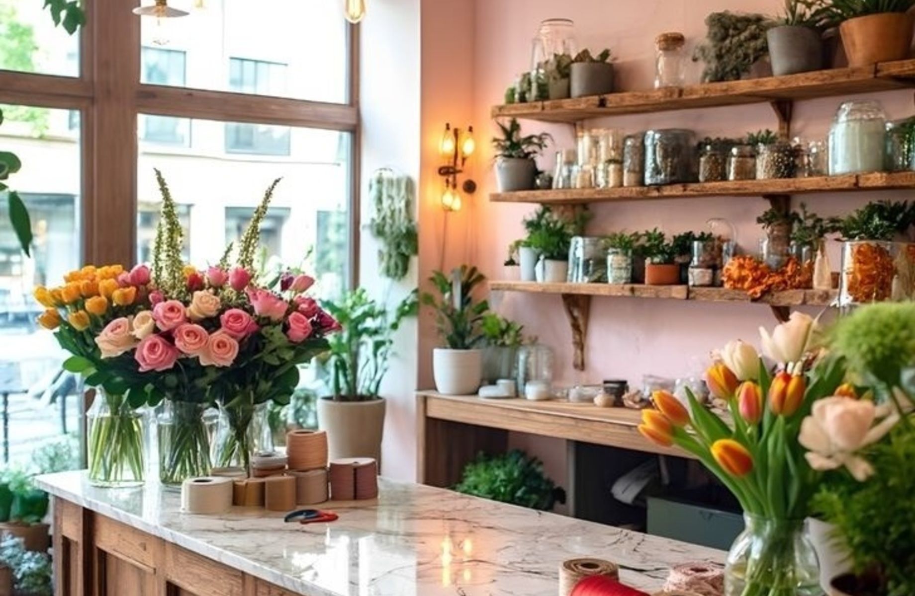 Цветочный магазин/ателье с окупаемостью 7 месяцев и возрастом 10 лет