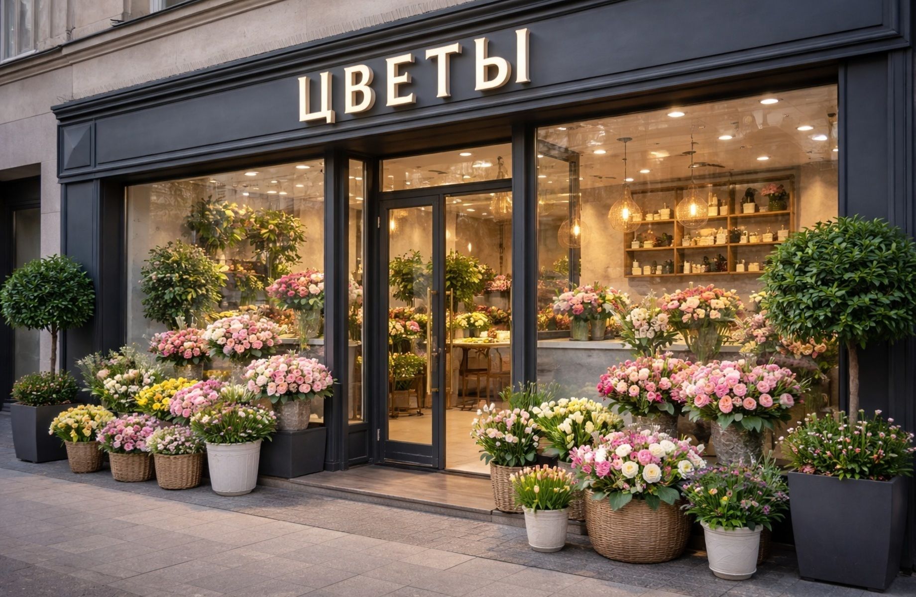 Цветочная сеть. Отличные локации, высокая маржинальность