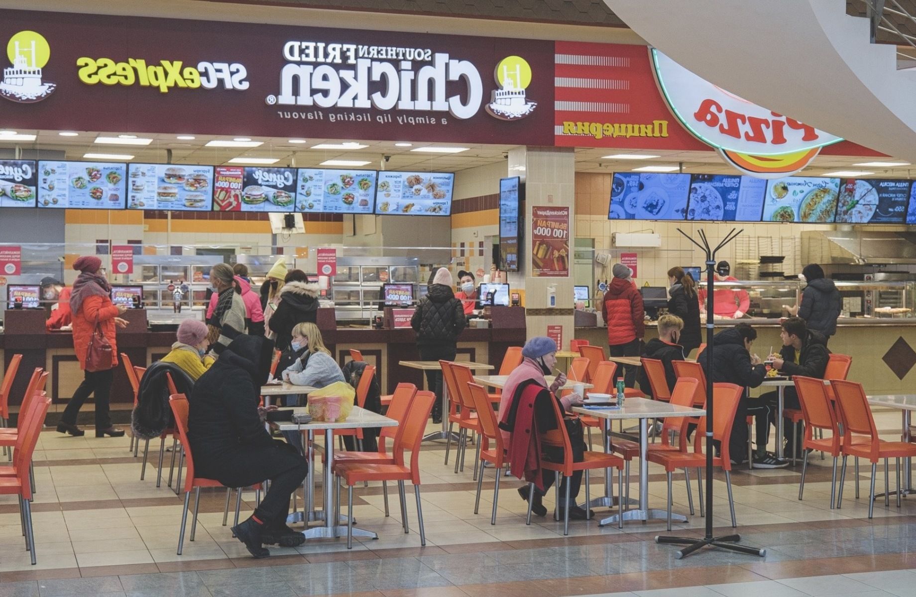 Франшизная точка стритфуда (известная федеральная сеть)