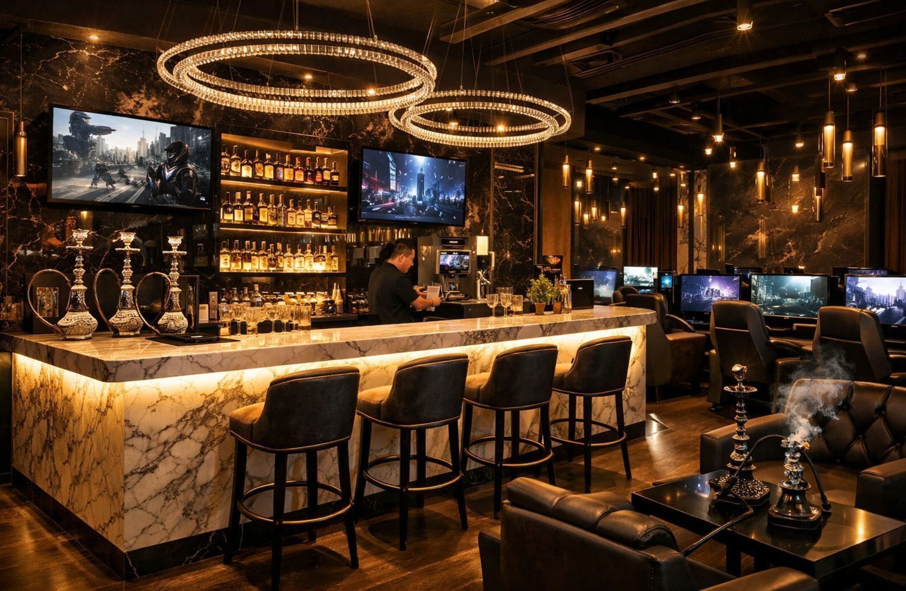 Фото 1 Премиальный 2-этажный компьютерный клуб