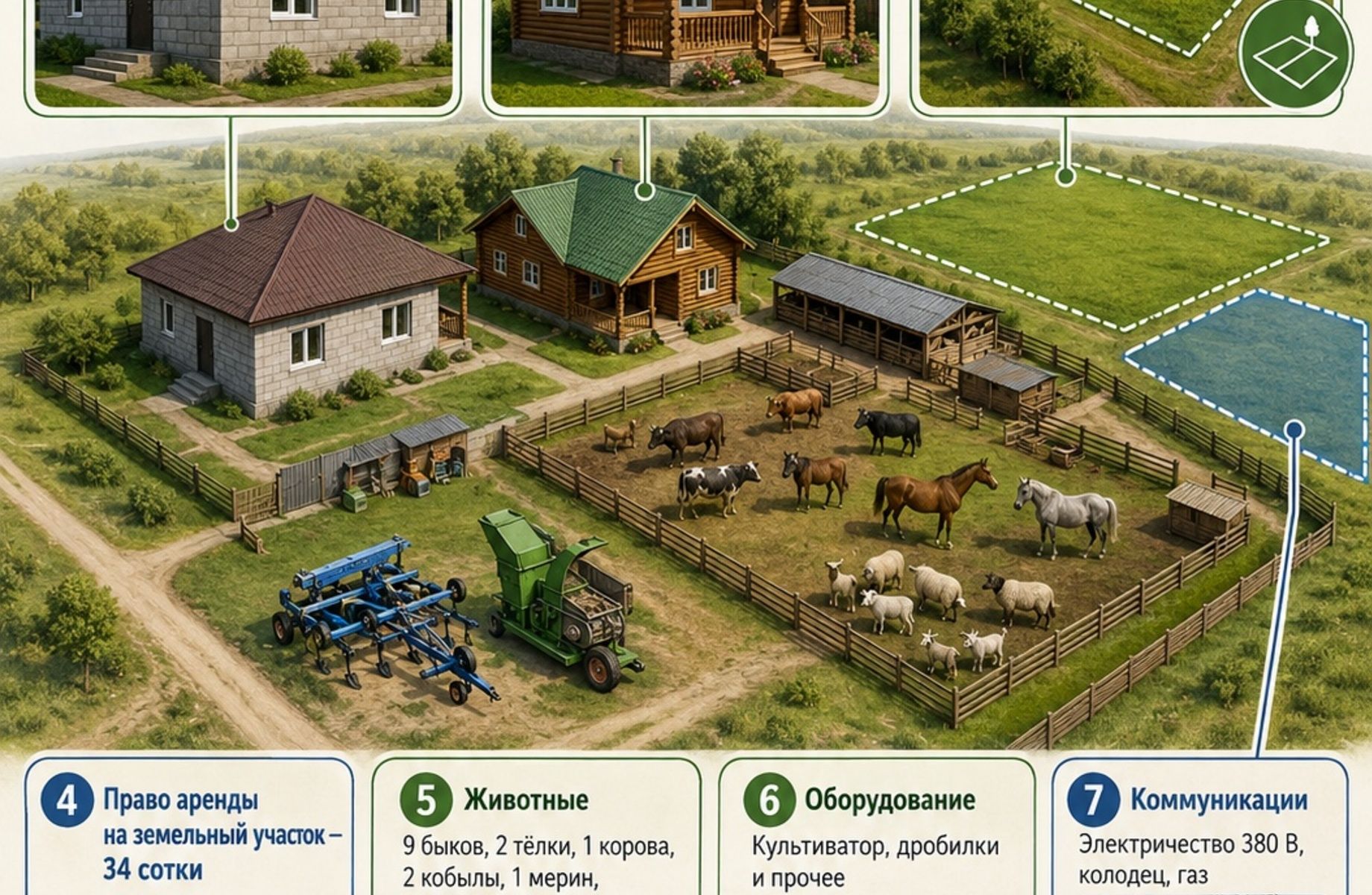 Ферма, конюшня, бизнес для души