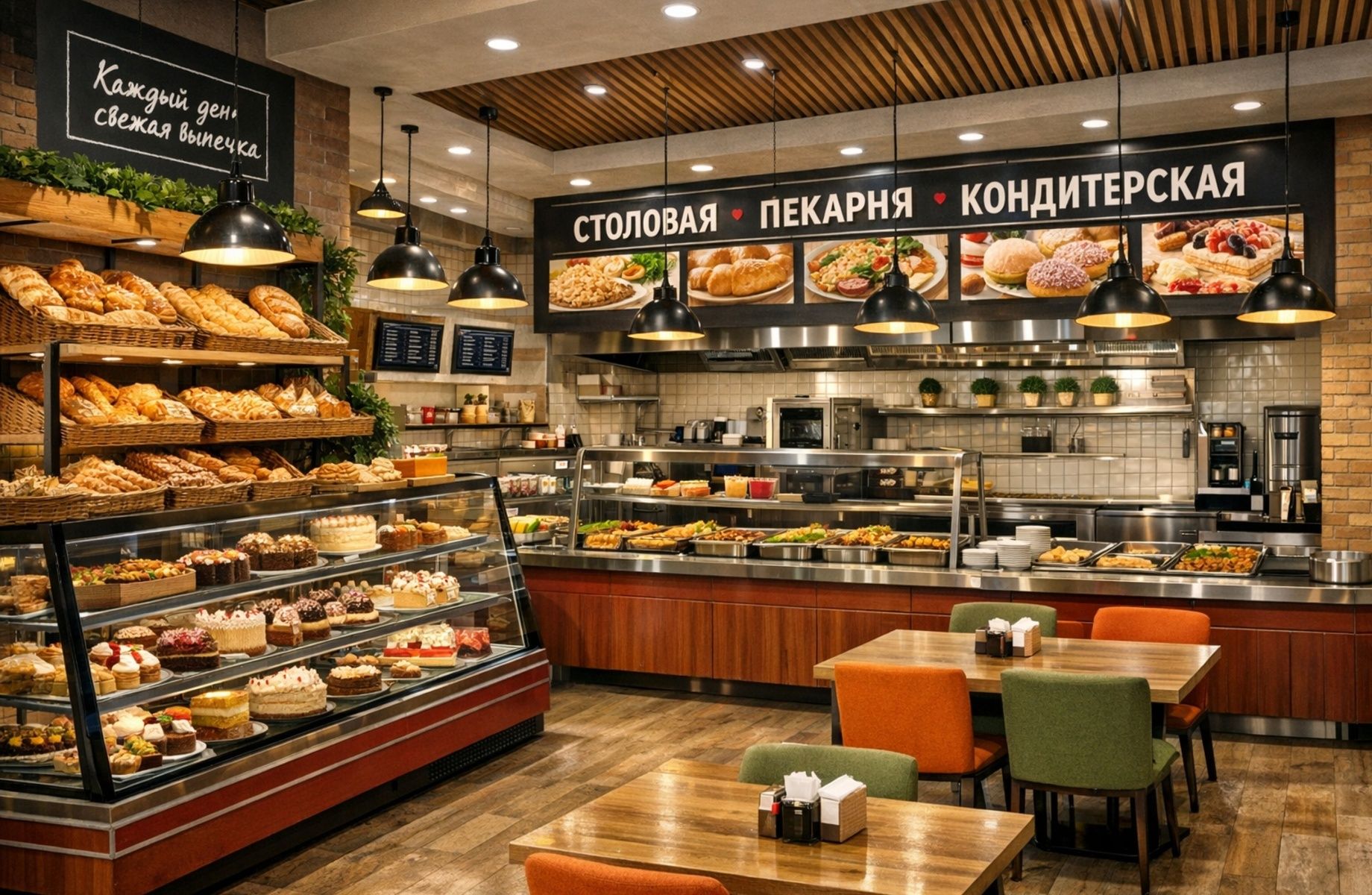 Фото 1 Прибыльная столовая-пекарня дешевле активов