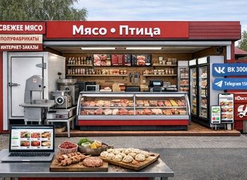 Мясной магазин. Собственное помещение. Окупаемость 6 месяцев