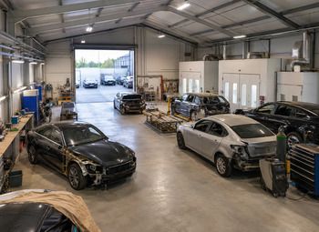 Действующая автомастерская кузовного ремонта