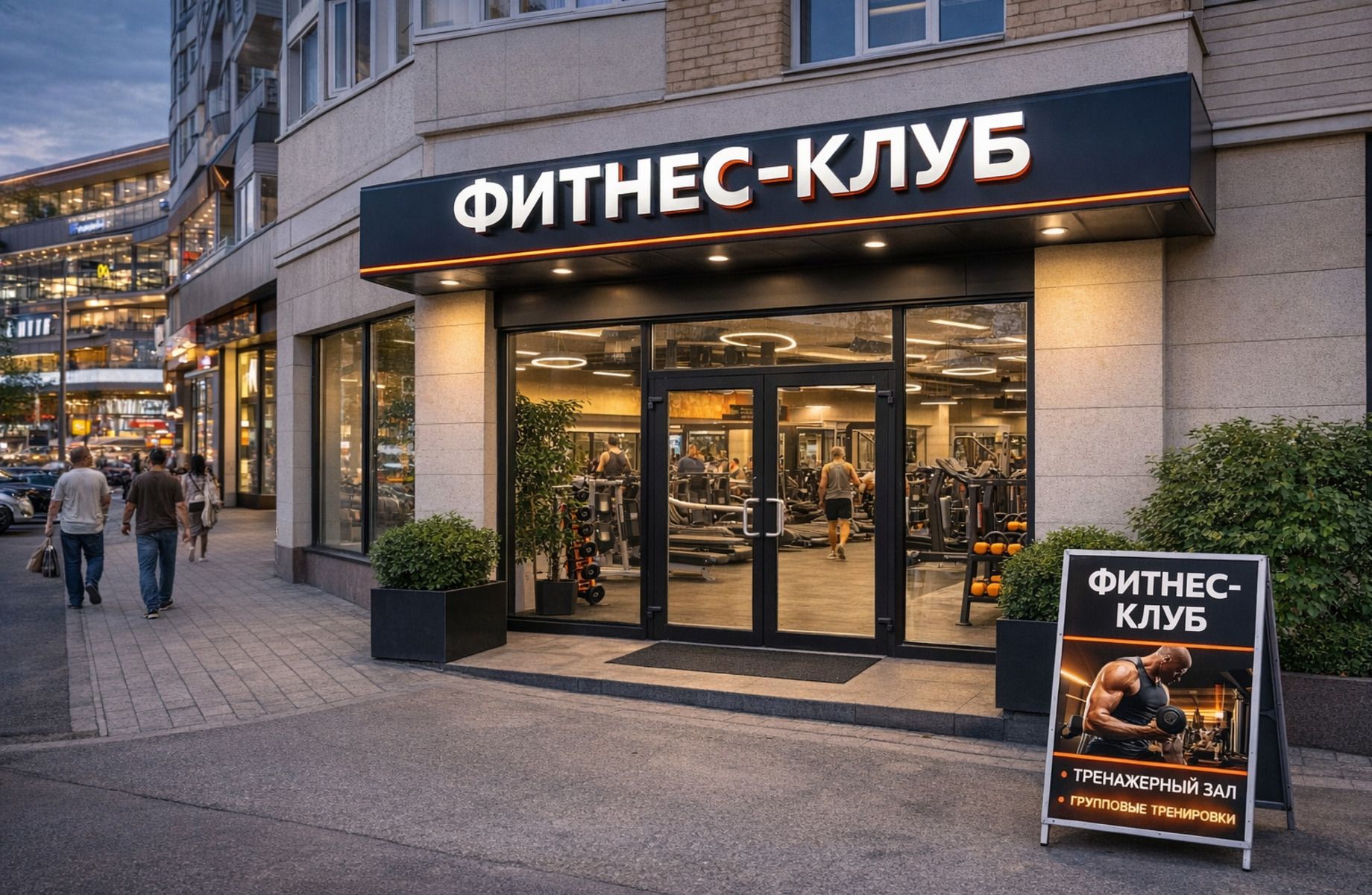 Действующий фитнес-клуб с оборудованием более 5 млн рублей