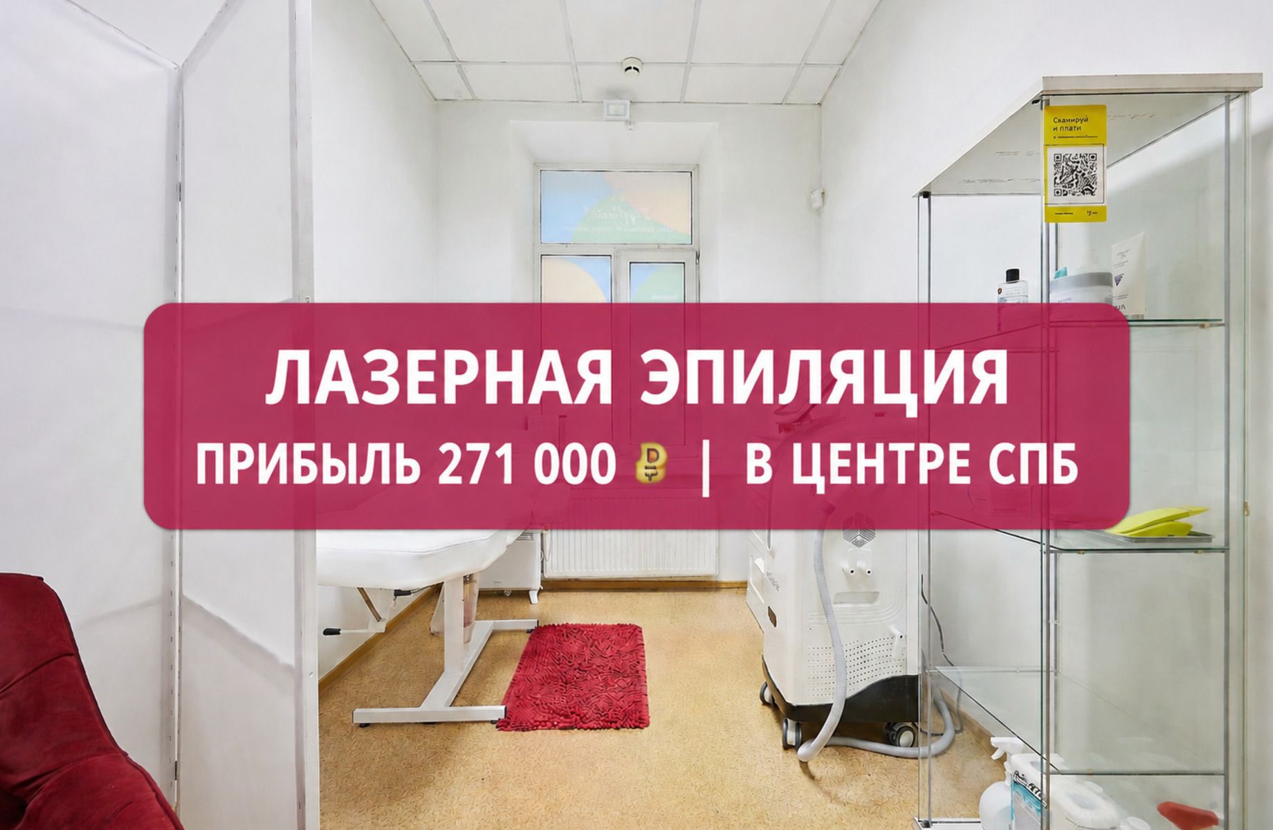 Лазерная эпиляция | 4000 клиентов | Прибыль 271 000 ₽