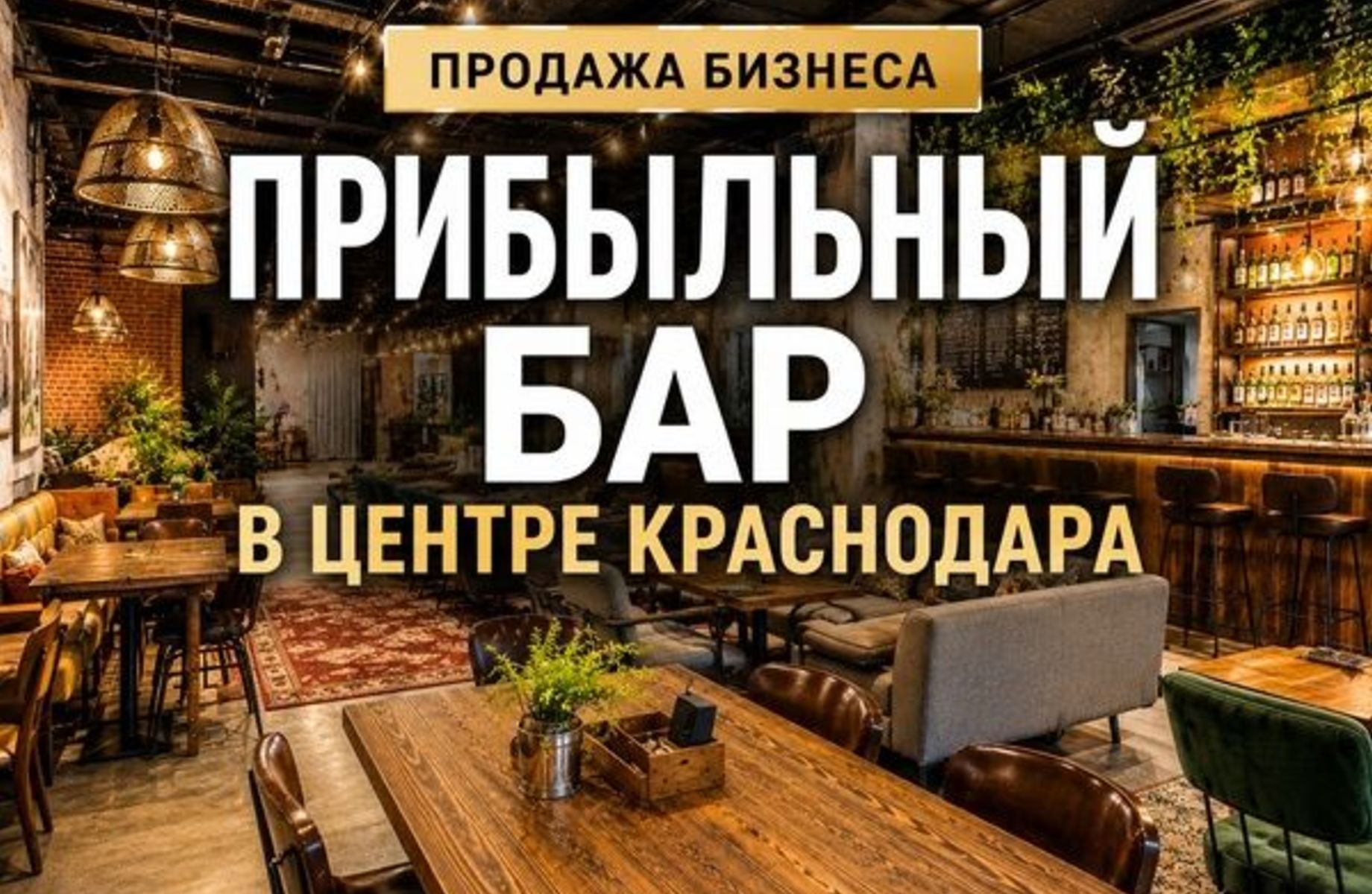 Паб с высокой прибылью в Краснодаре