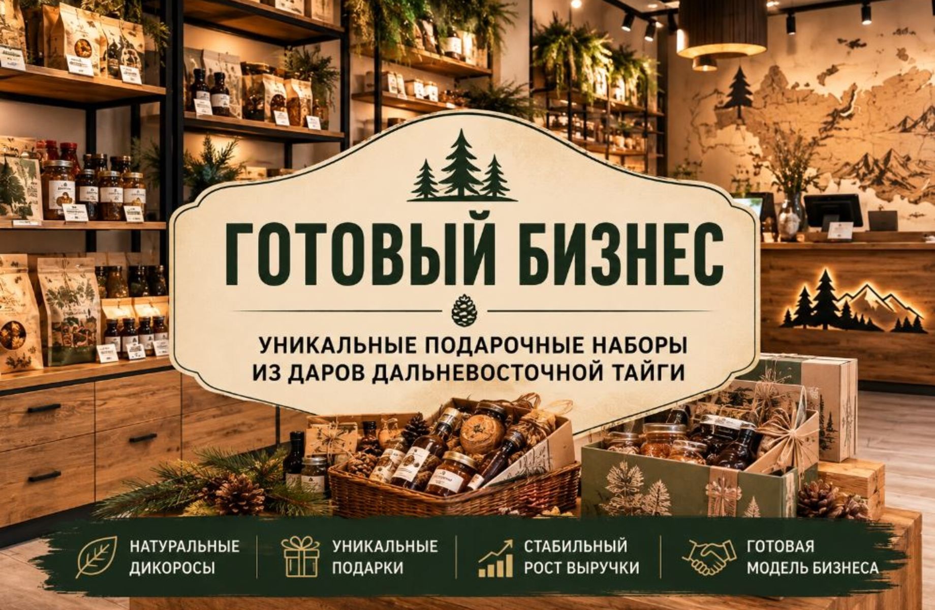 Магазин экопродуктов/ Чистая прибыль 200 000 руб.