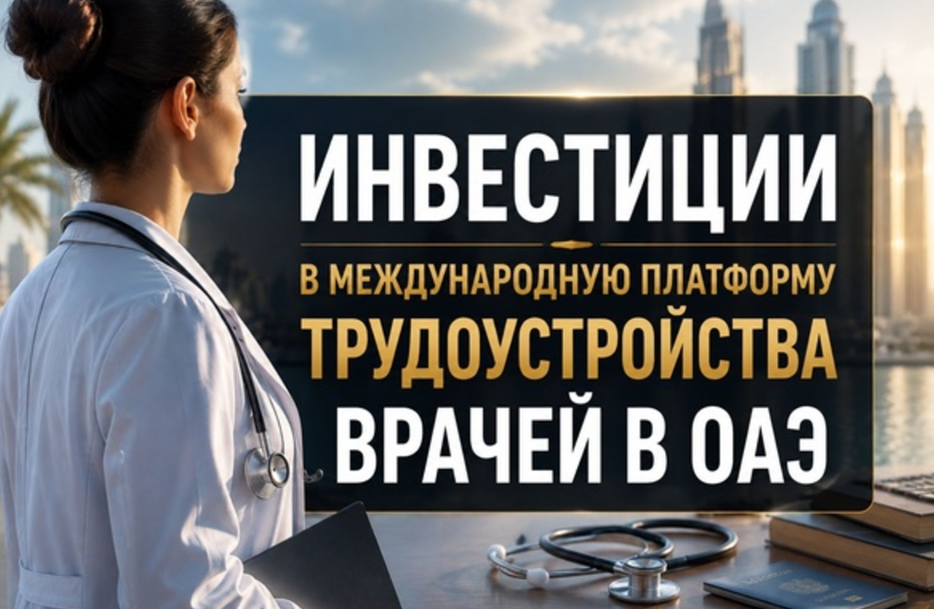 Инвестиции в международную платформу трудоустройства врачей в ОАЭ