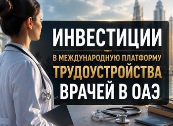 Инвестиции в международную платформу трудоустройства врачей в ОАЭ