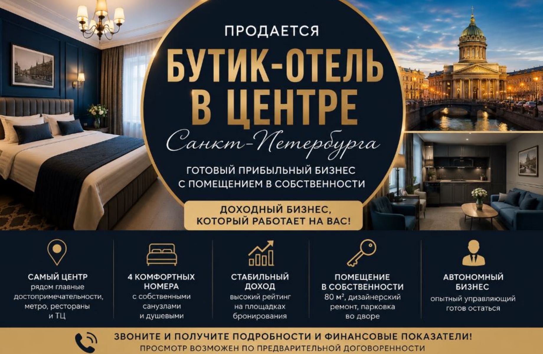 Бутик-отель в центре / Помещение в собственности
