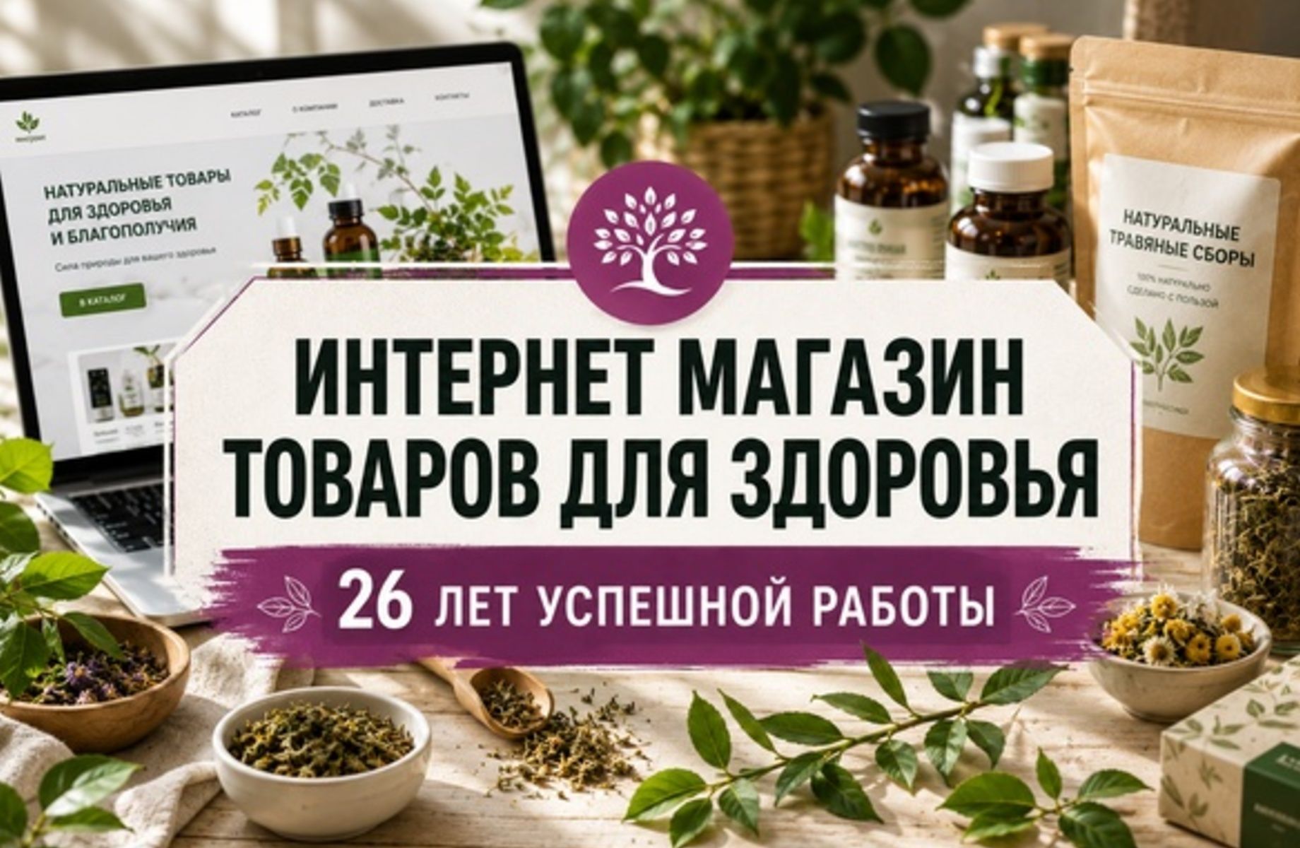 Интернет-магазин + маркетплейсы | Товары для здоровья 26 лет
