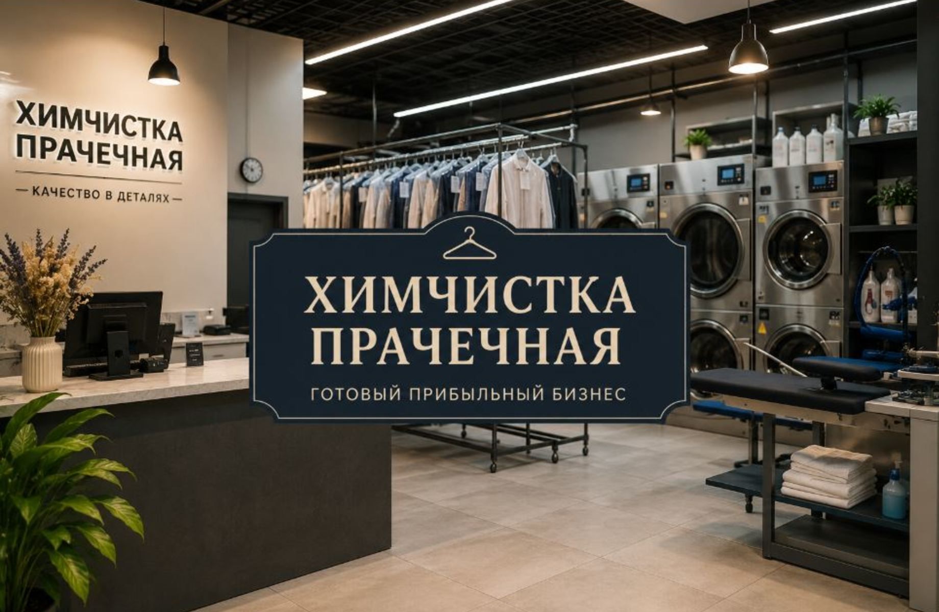 Химчистка в ТЦ / Прибыль 500 тыс./мес 