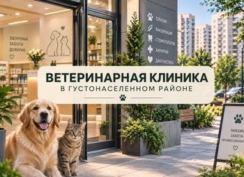 Ветеринарная клиника прибыль 650 тысяч в мес