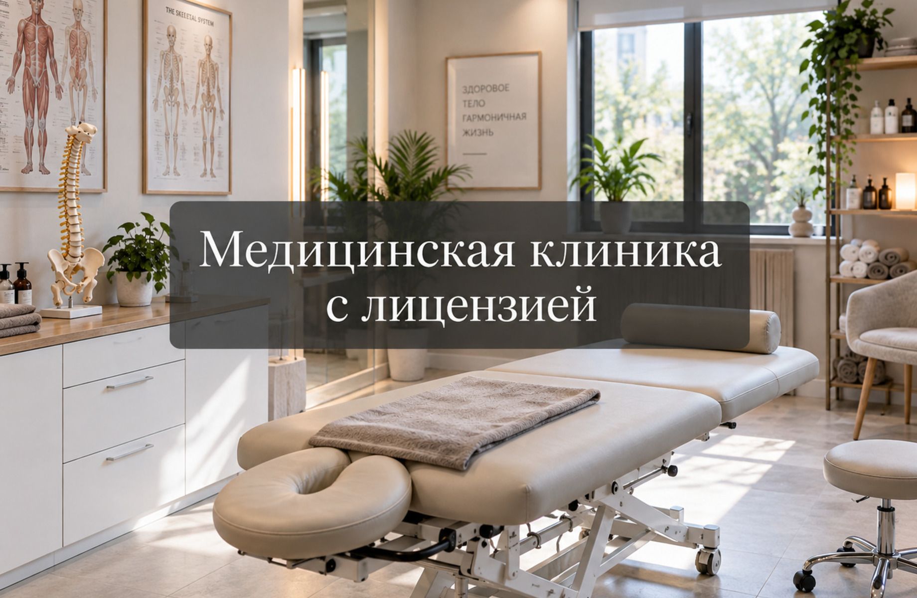 Медицинский центр с лицензией и базой клиентов на 5000 человек