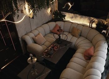 Кальян-бар с доставкой/250 м2/Мощная вытяжная сист