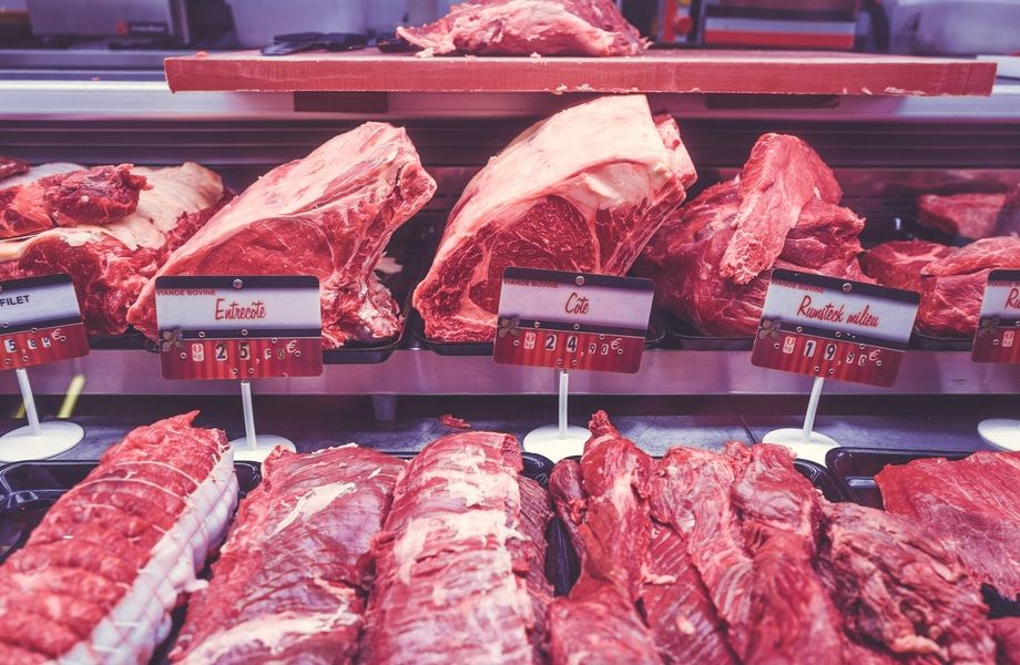 Фото 4 Мясной отдел в популярном продуктовом магазине