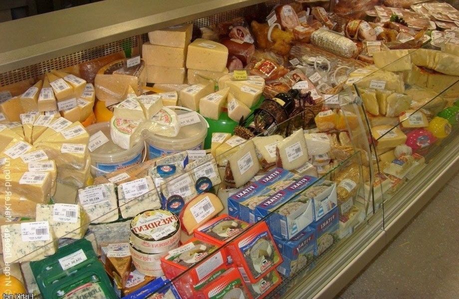 Молочный отдел в магазине и ППА