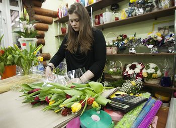 Фото Салон цветов с высокой проходимостью