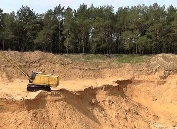 Фото Доля в песчаном карьере недалеко от СПб