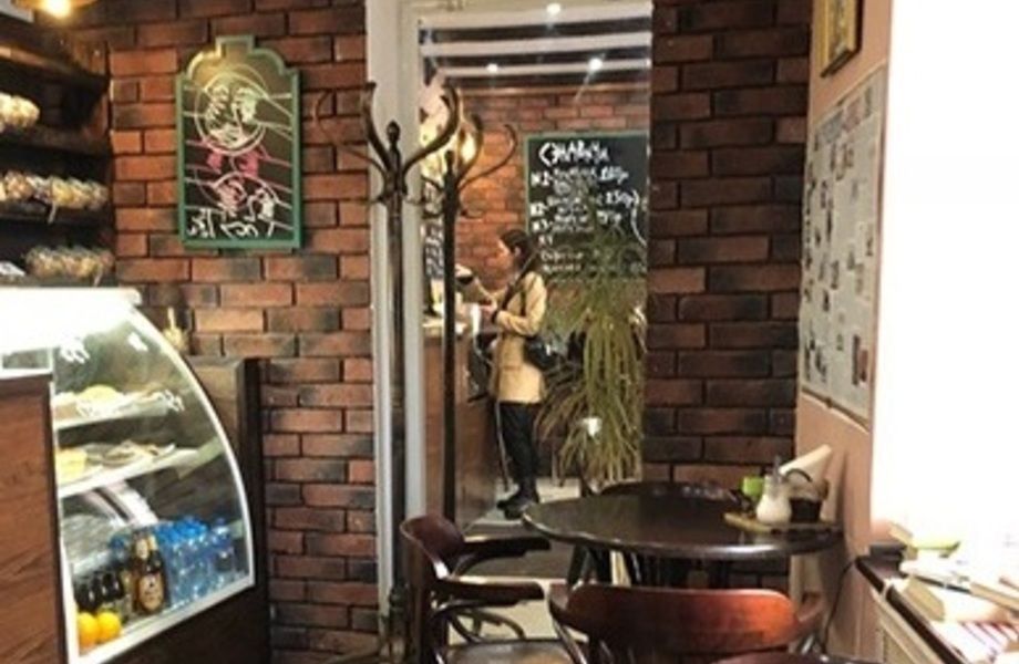 Кофейня возле метро в Купчино