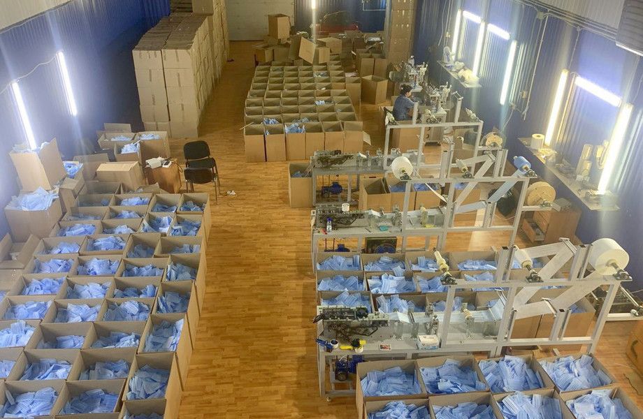 Фото 5 Действующее производство медицинских масок в Москве