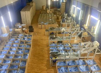 Действующее производство медицинских масок в Москве