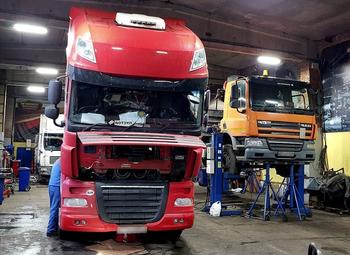 Фото Дилерская станция по ремонту и техническому обслуживания грузовых авто