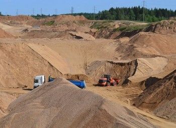 Фото Песчаное месторождение