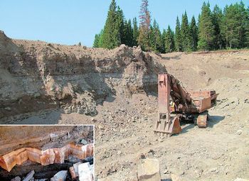 Фото Гранитное месторождение в республике Карелия