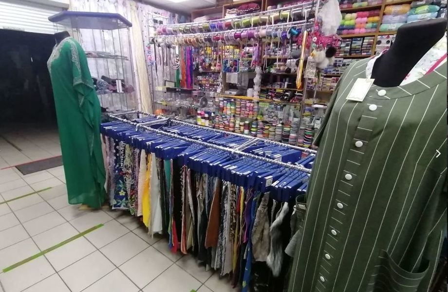 Магазин тканей / Ателье с живым потоком клиентов