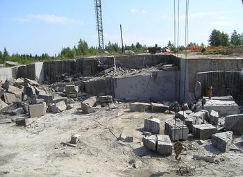 Фото Гранитный карьер в республике Карелия. 30 000 000 м3 запасы
