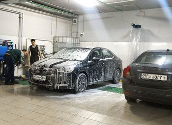 Фото Автомойка на территории подземного паркинга в собственности